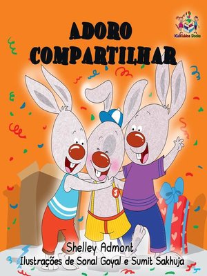 cover image of Adoro compartilhar (I Love to Share) Portuguese Language Children's Book